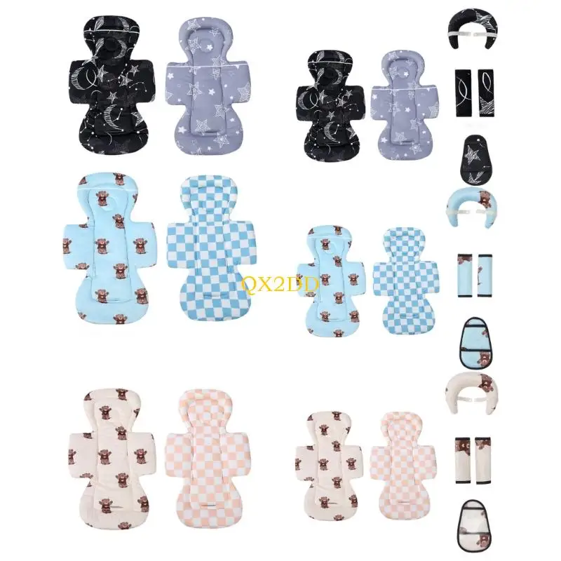 Pad almohadilla para cochecito suave de tela cómoda, fácil de poner - imagen 2