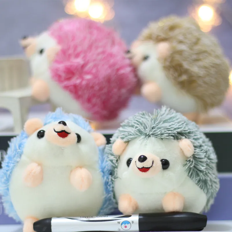 Llavero erizo de peluche para mochila escolar - imagen 2