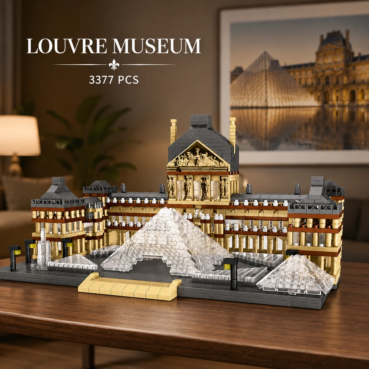 Bloques de construcción Louvre – Maqueta arquitectónica educativa - imagen 4