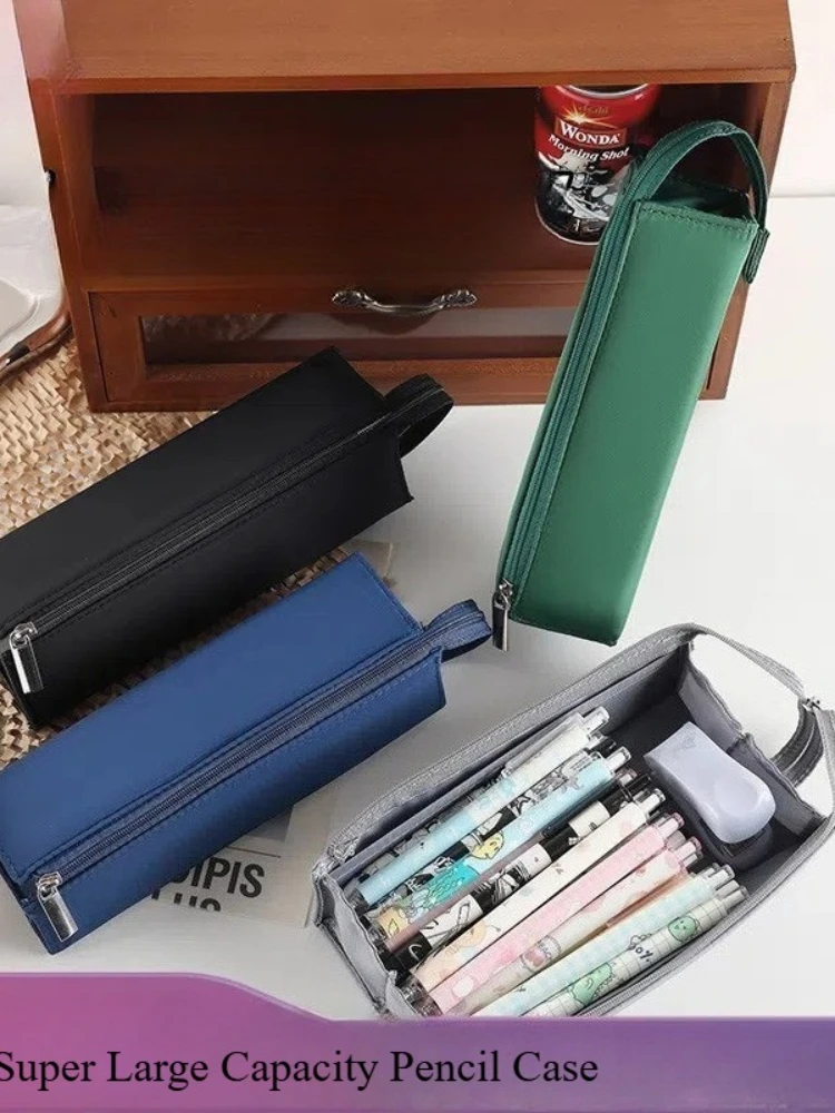 Estuche escolar tipo abierto con asa para lápices y rotuladores - imagen 3