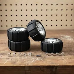 Ruedas de aluminio para arena, alta adherencia tipo carreras