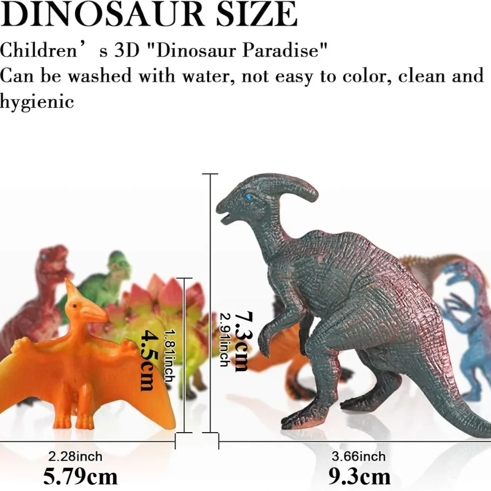 Figuras de dinosaurios del calendario de Adviento