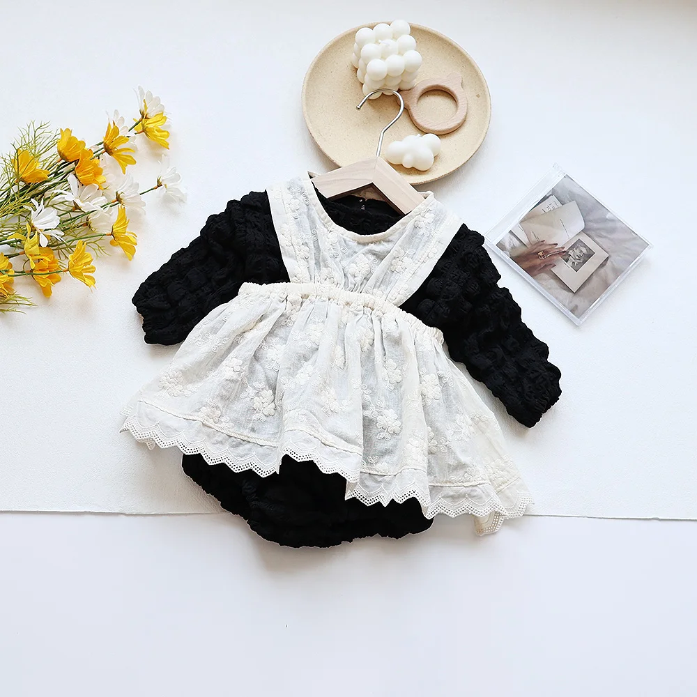 Milangel Conjunto niña: blusa manga larga y bombacho - imagen 5