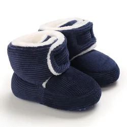 Botas de invierno para bebé cálidas con suela suave antideslizante