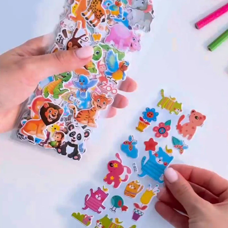 Pegatinas de papelería para niños – Animales, recompensa en clase - imagen 5