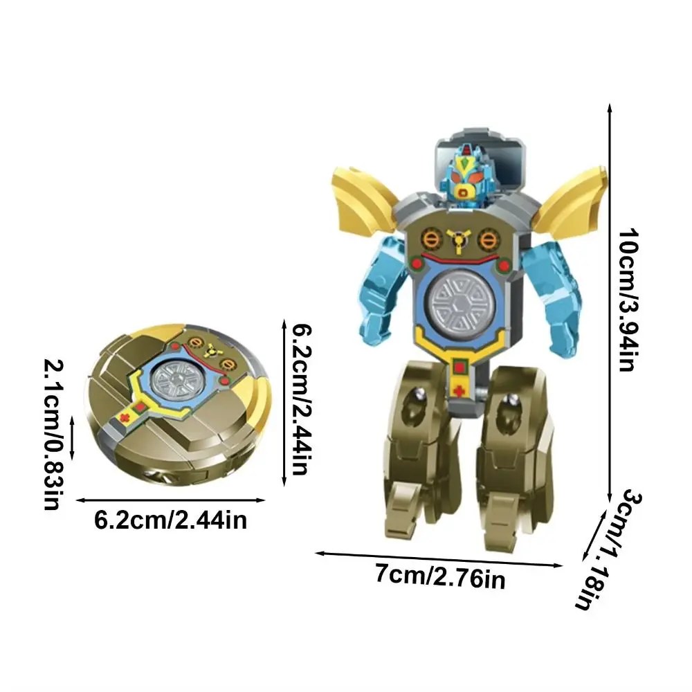 Juguete antiestrés robot deformable con giroscopio silencioso ABS - imagen 3