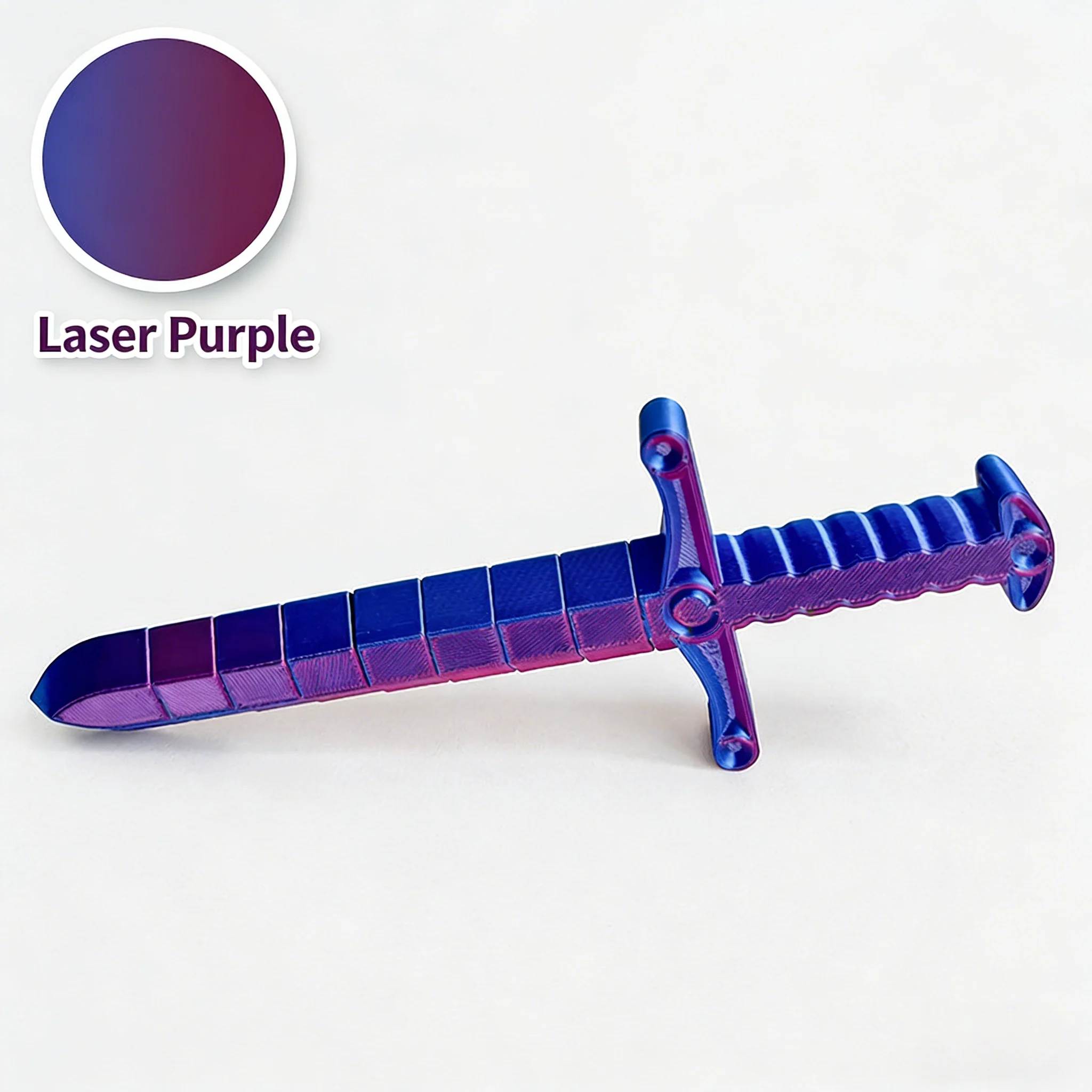 Espada deformable plegable impresa en 3D con articulaciones - imagen 2
