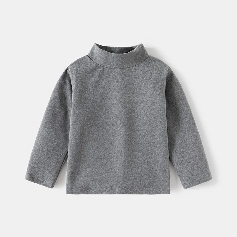 Body de algodón con cuello alto para niño, manga larga - imagen 2