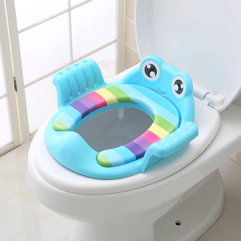 Asiento entrenador de orinal colorido para bebé