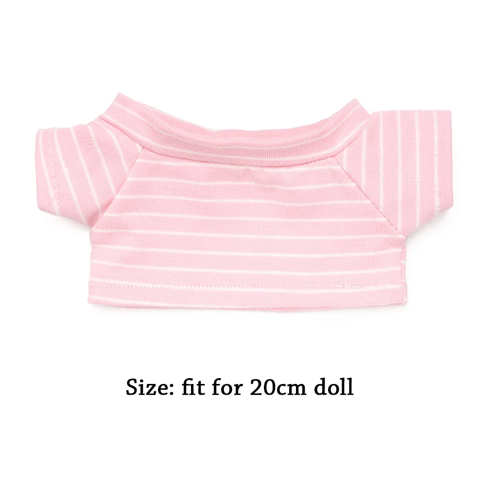 Camiseta a rayas para muñeca de 20CM
