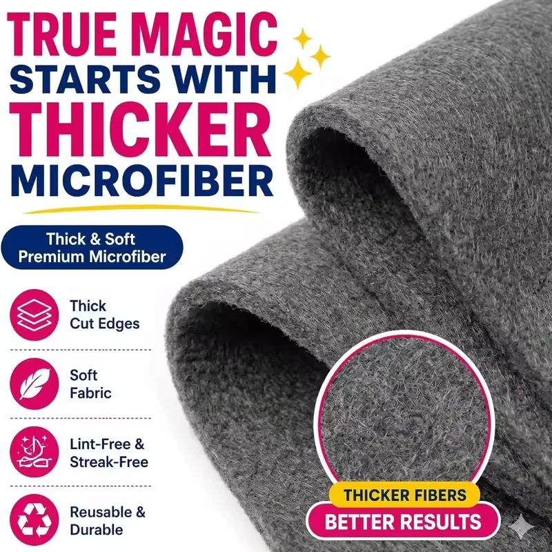 Genie Magic paños de microfibra reutilizables para cristales - imagen 2