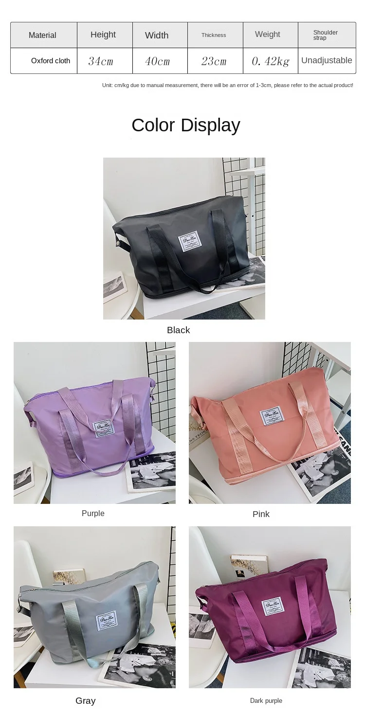 Bolsa maternal impermeable de gran capacidad para accesorios de bebé