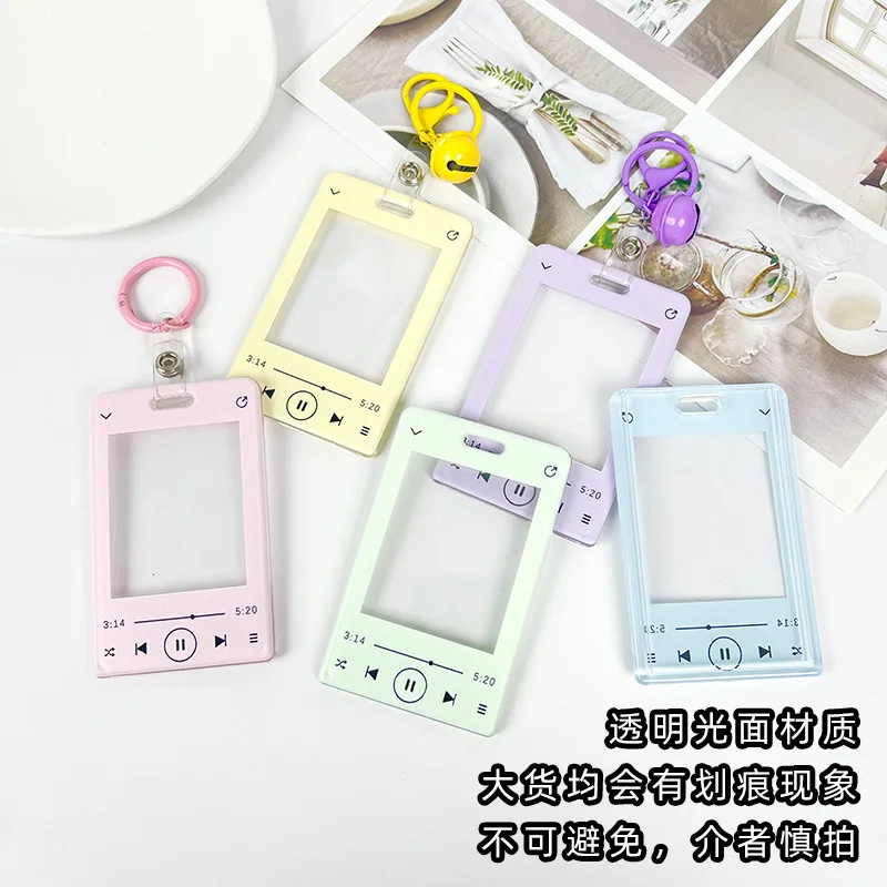Tarjetero escolar acrílico transparente, llavero y funda para ídolo - imagen 4