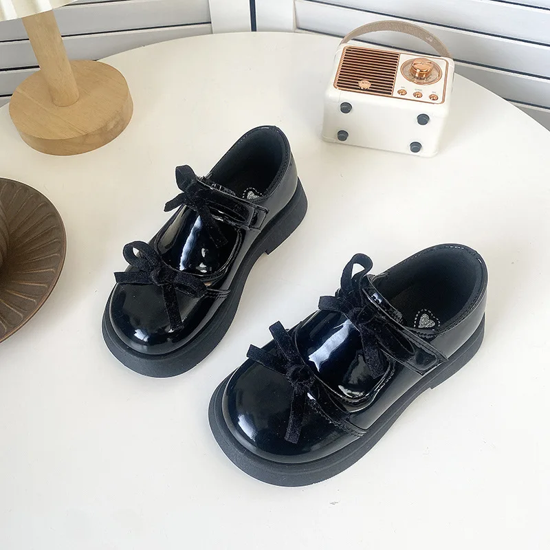 Zapatos de cuero para niña otoño antideslizantes cómodos - imagen 2