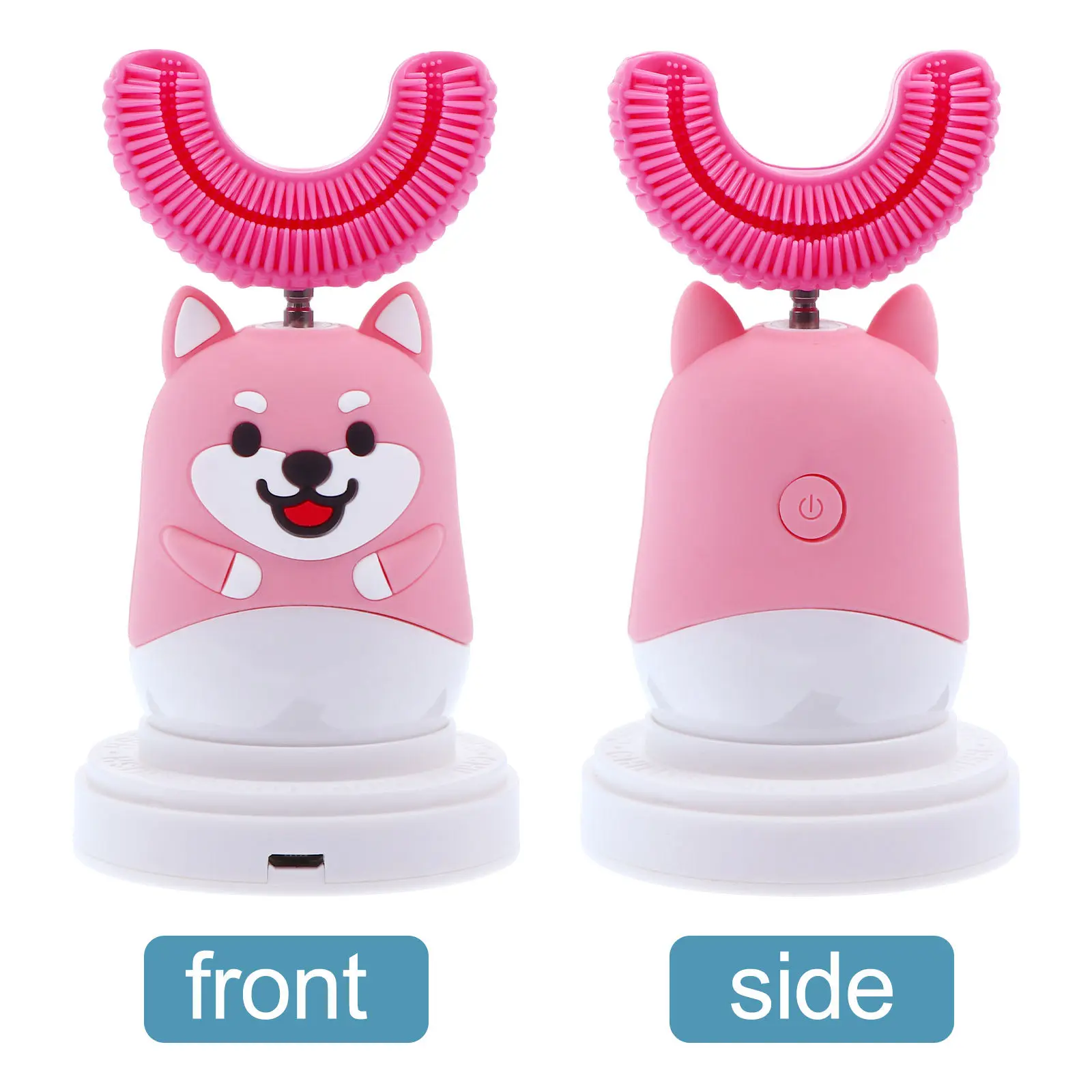 Cepillo de dientes eléctrico infantil con cabezal de silicona - imagen 4