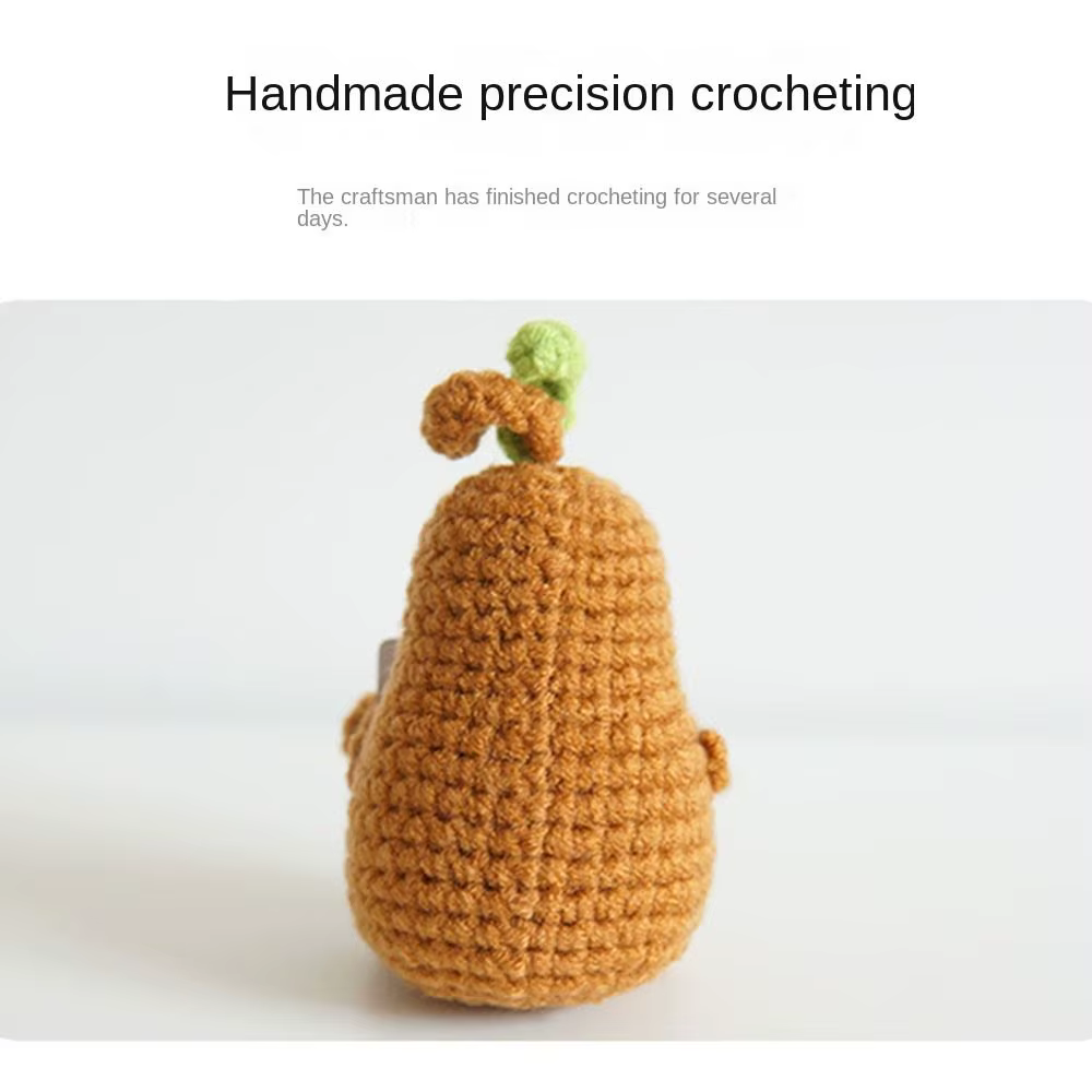 Muñeca de lana con forma de patata y mensajes positivos - imagen 3