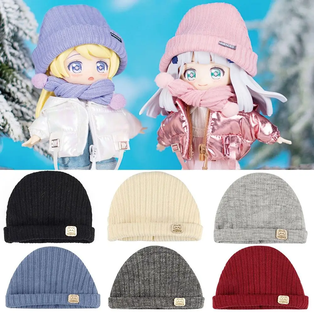 Gorro de punto en tono neutro
