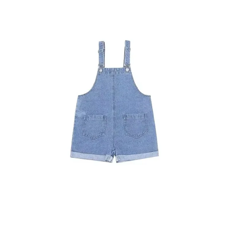 Monos de mezclilla para niñas - Novedad verano denim versátil - imagen 5