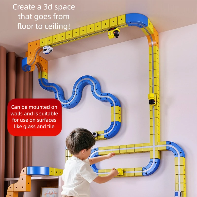 Tren de levitación magnética con pista de bloques para niños - imagen 5
