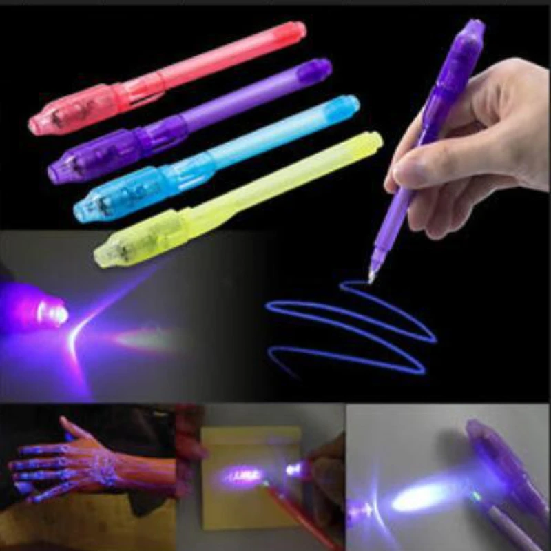 Bolígrafo UV LED luminoso para niños - imagen 5