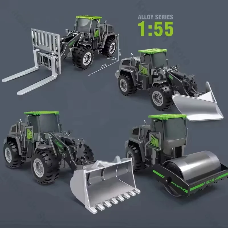Vehículos de construcción para niños: camión, excavadora y grúa - imagen 4