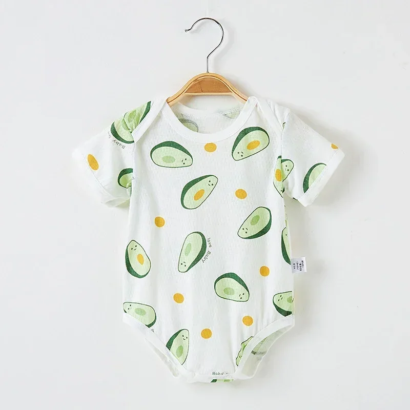 Pelele recién nacido de algodón unisex para niño y niña con pies - imagen 3