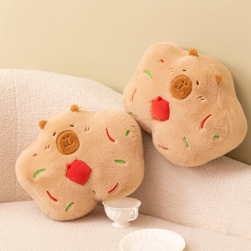 Almohada navideña capibara con relleno pan de jengibre - imagen 5