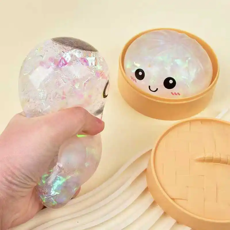 Pelotas antiestrés Dumpling reutilizables de baja resiliencia - imagen 3