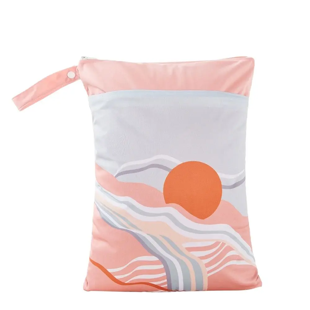 HappyFlute Bolsa impermeable reutilizable con Snap Handle para pañales