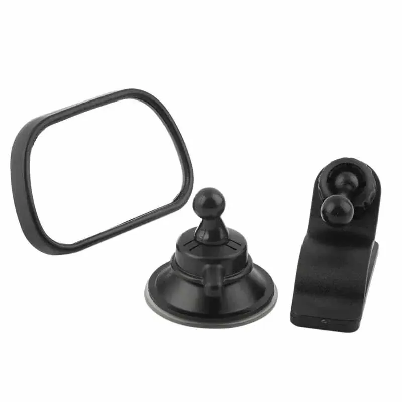 Espejo retrovisor360° vigilancia bebé coche giratorio con ventosa - imagen 5