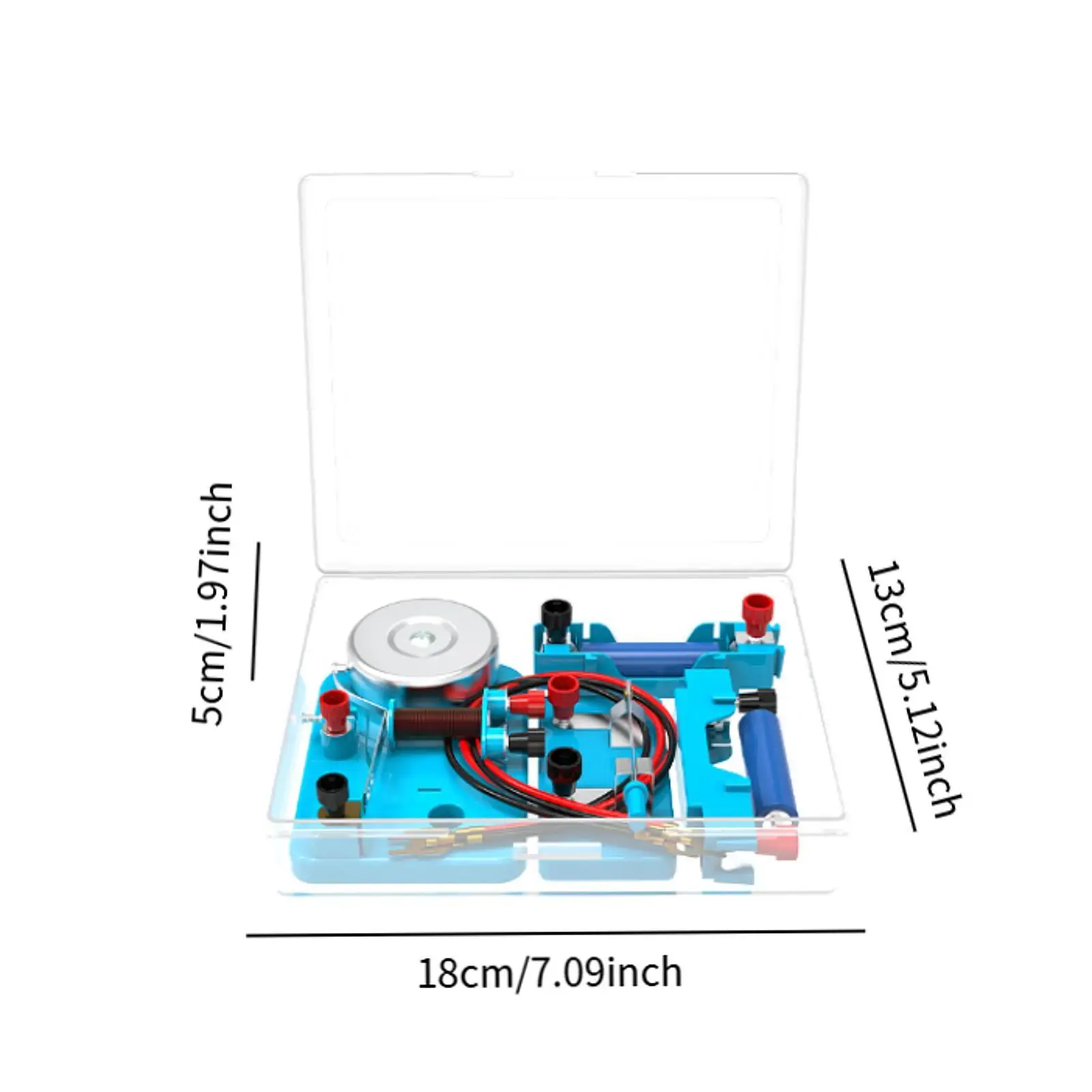 Circuito eléctrico educativo con campana, kit de laboratorio de física
