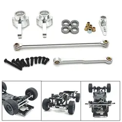 Conjunto de dirección RC metálico con servomotor para crawler