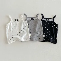 Top halter de encaje para bebé de verano–estilo dulce
