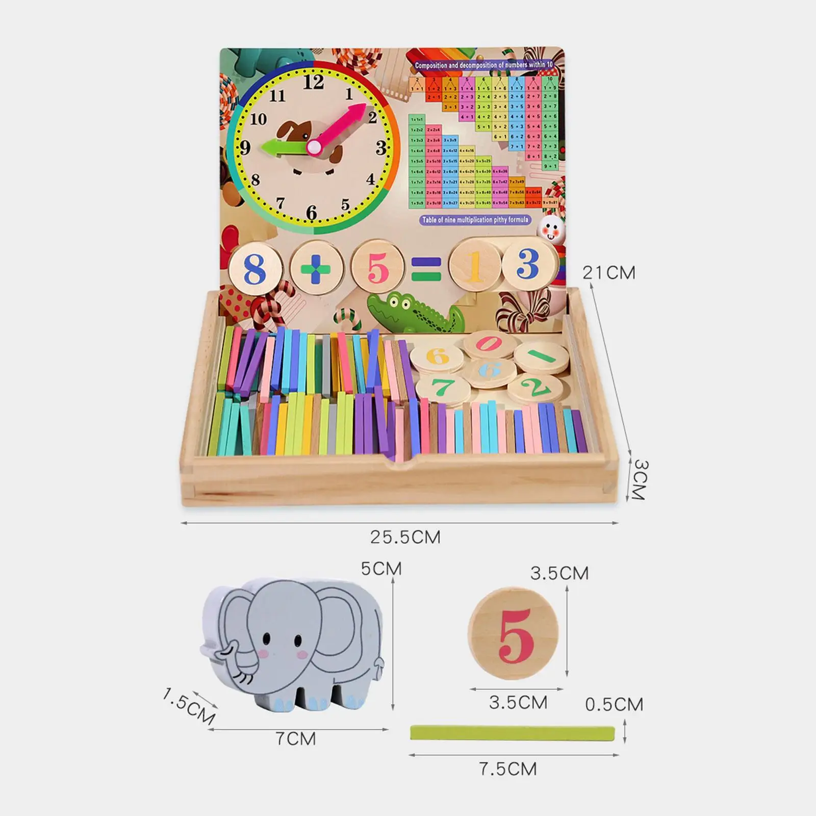 Varillas de conteo Montessori para motricidad fina y matemáticas - imagen 2