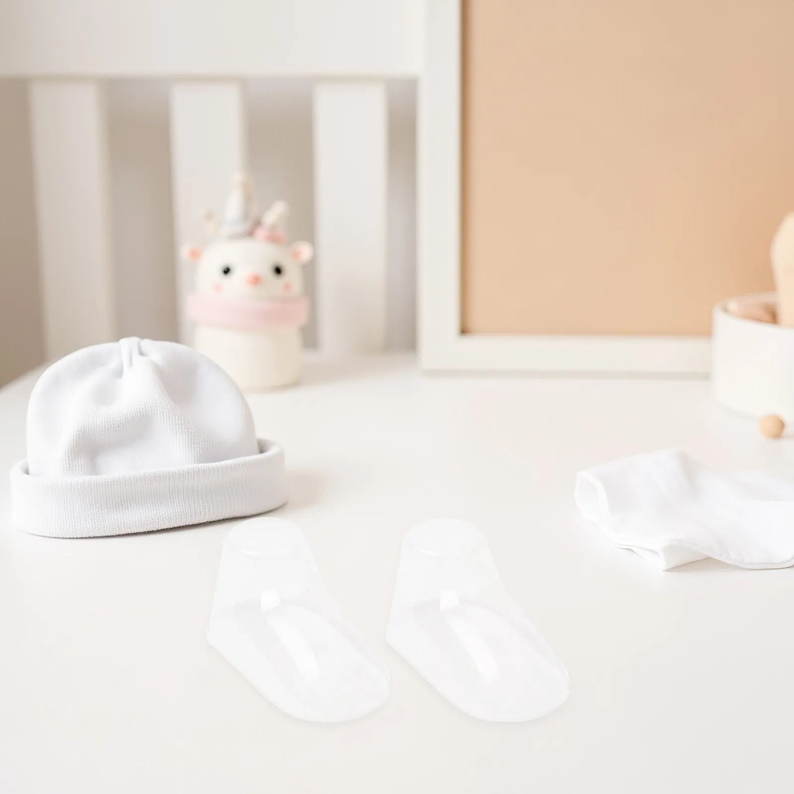 Calcetines transparentes para bebé, relleno de zapatos ecológicos - imagen 2