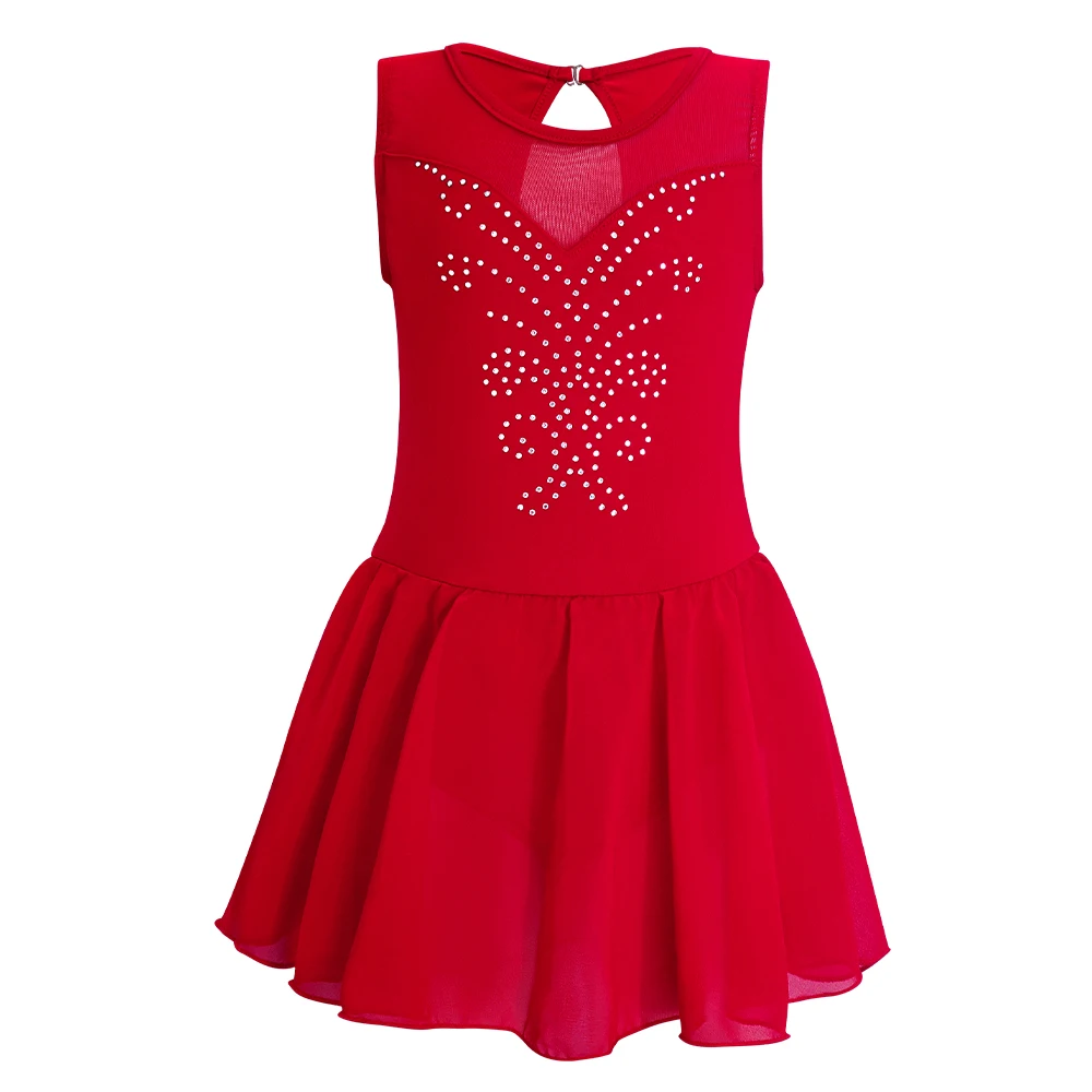 Maillot de ballet para niña con tutú – Ideal para patinaje y gimnasia