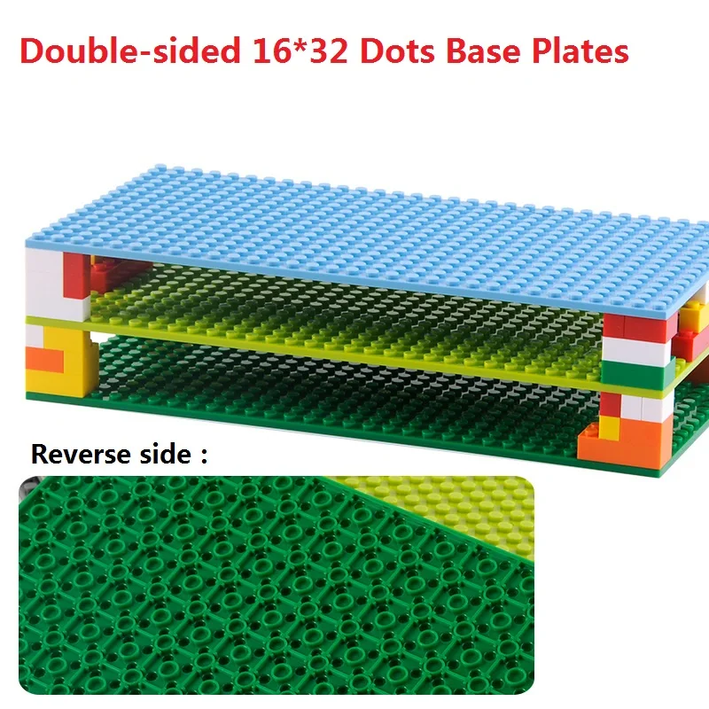 Placa base de construcción doble cara para bloques infantiles - imagen 3