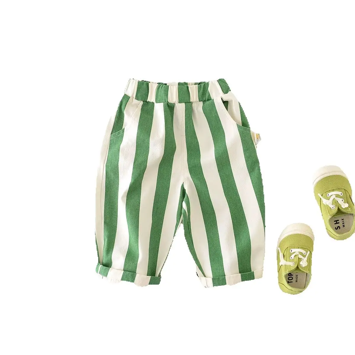 Pantalones Bebé Beiss Rayas - Algodón Suave Primavera - imagen 4