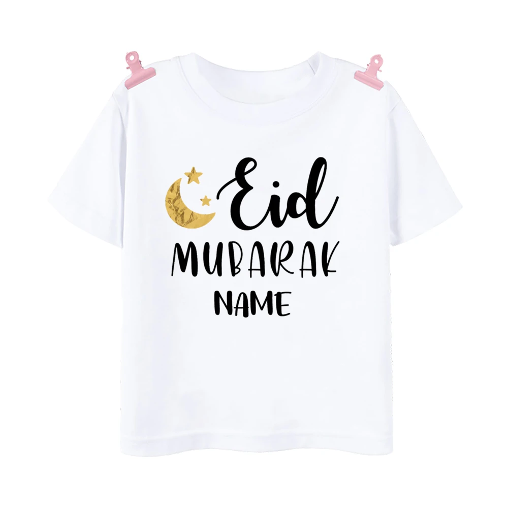 Camiseta infantil personalizada Eid Mubarak, para vacaciones - imagen 3