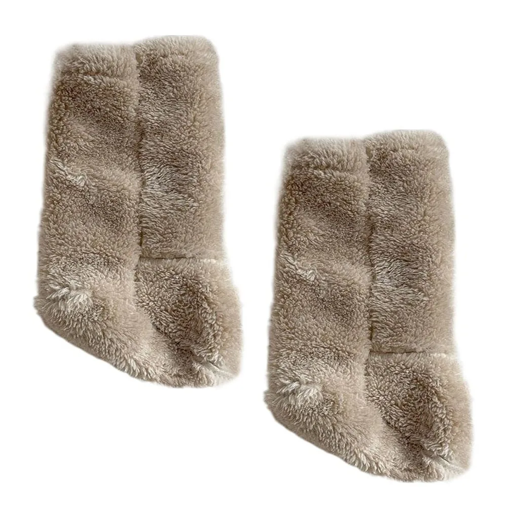 Calcetines antideslizantes gruesos para recién nacidos de invierno - imagen 4