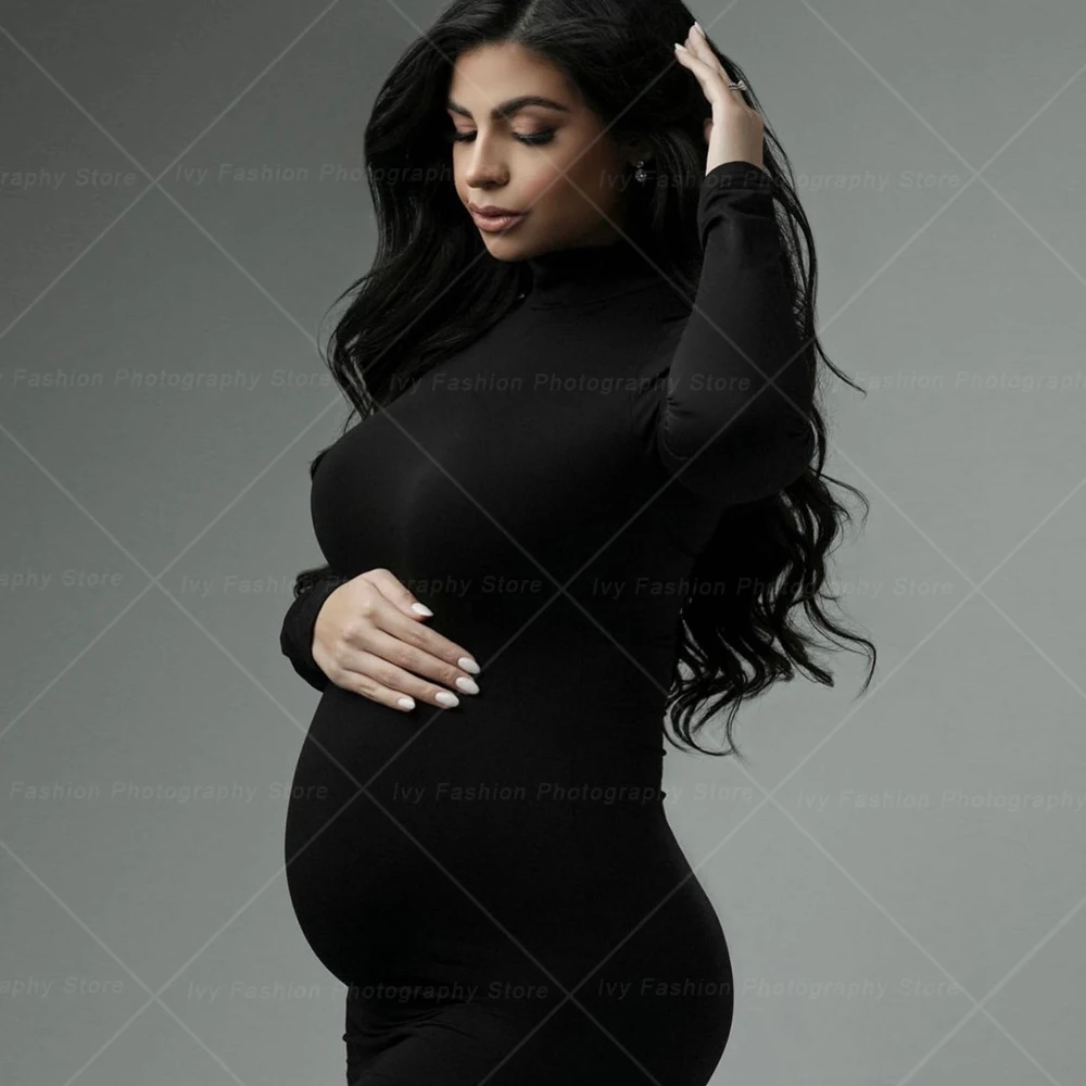 Vestido lateral para Baby Shower cuello alto