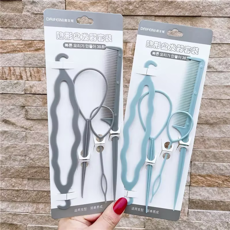 Herramientas de peinado para niñas - Set con trenzador y horquillas - imagen 5