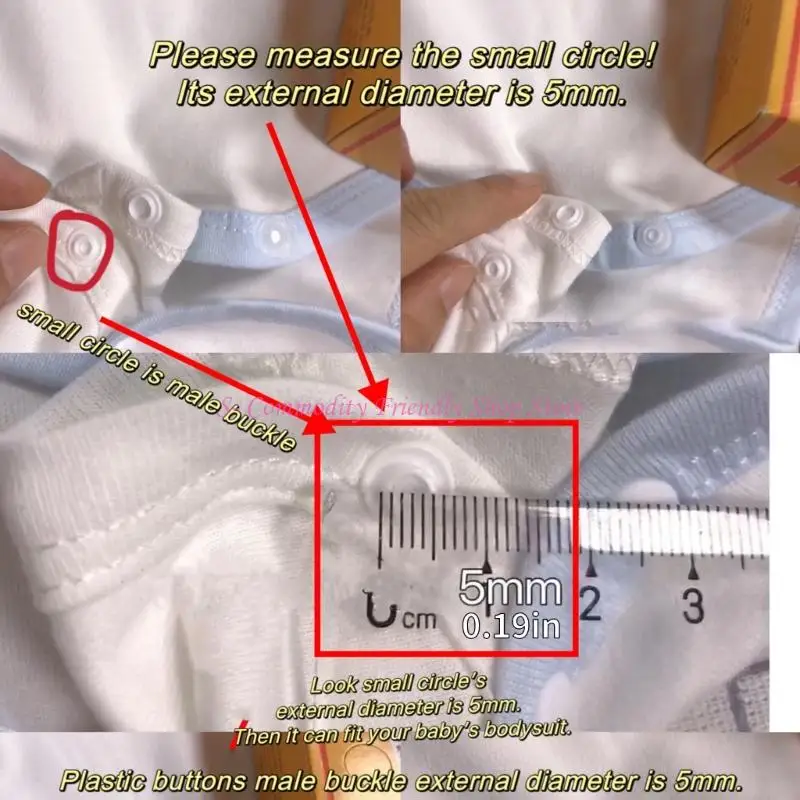Extensor de entrepierna ajustable para mamelucos y pañales cómodo - imagen 5
