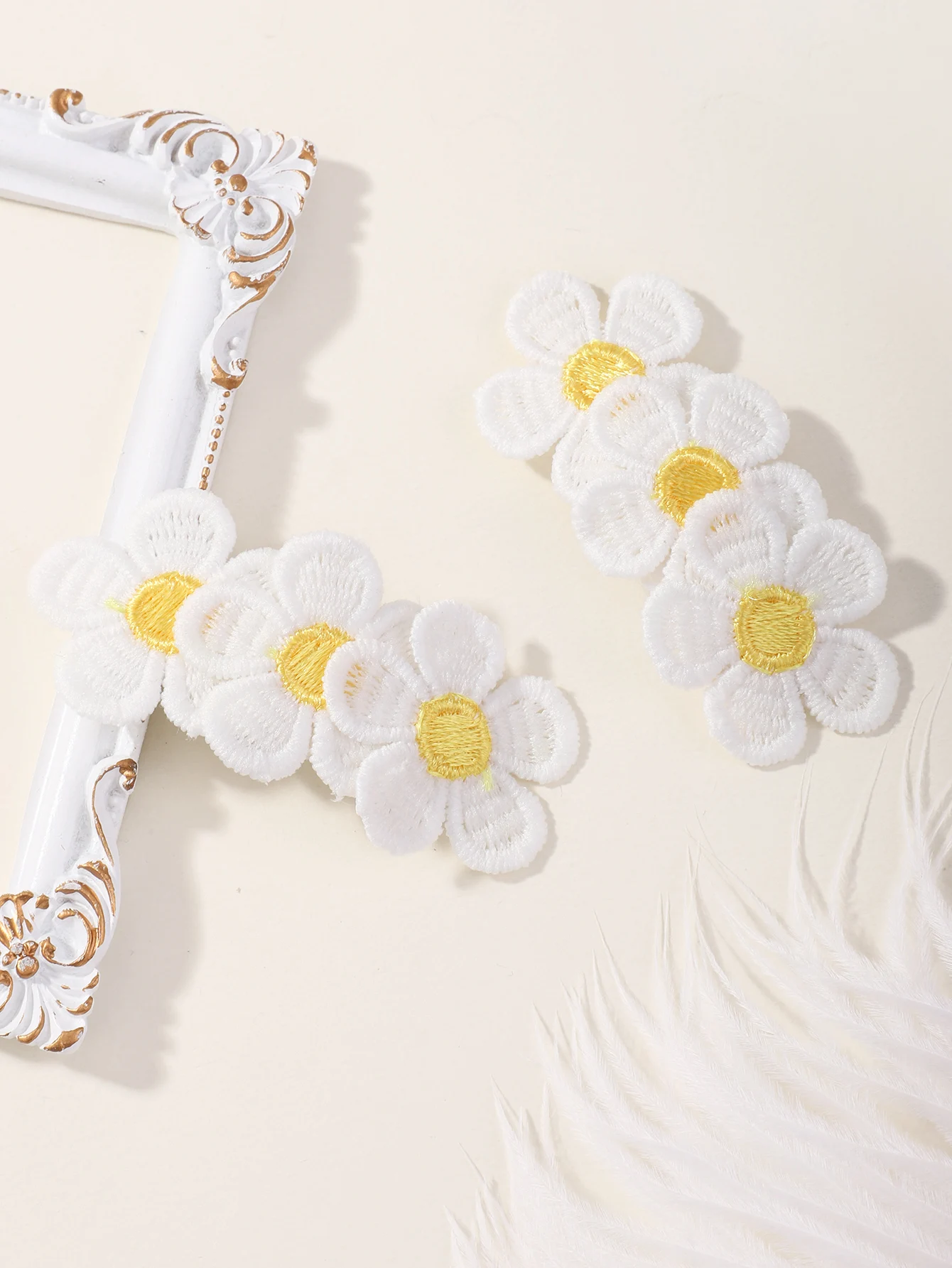 Pinzas para cabello con flores amarillas – horquillas bebé - imagen 3