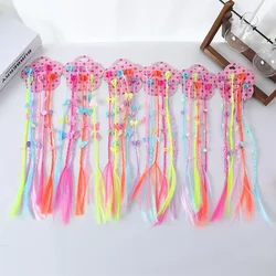 Haid Styling Peluca Princess Trufada con Lazo Mariposa para Niña