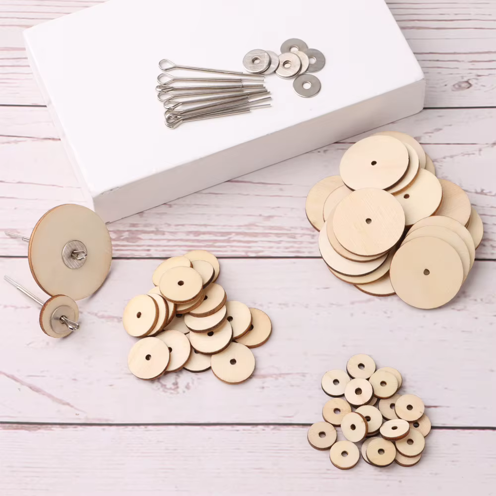 Kit de conectores de madera para manualidades infantiles - imagen 4