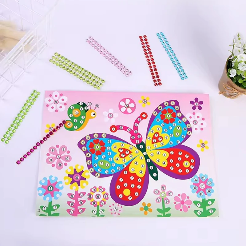 ZYF Pegatinas para manualidades con estilo graffiti y diamantes