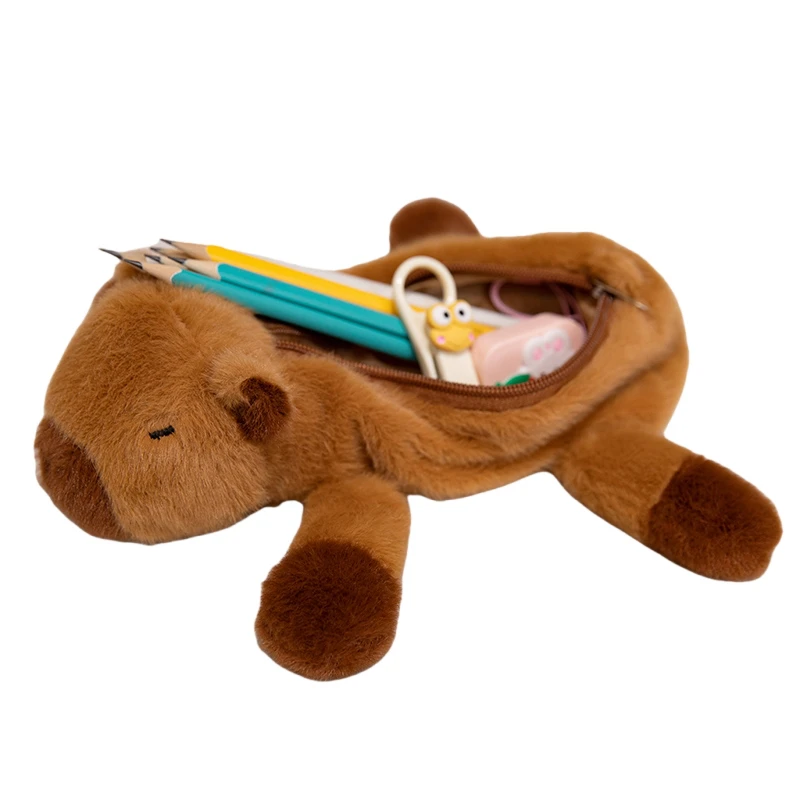 Kapibala estuche peluche infantil para bolígrafos - imagen 3