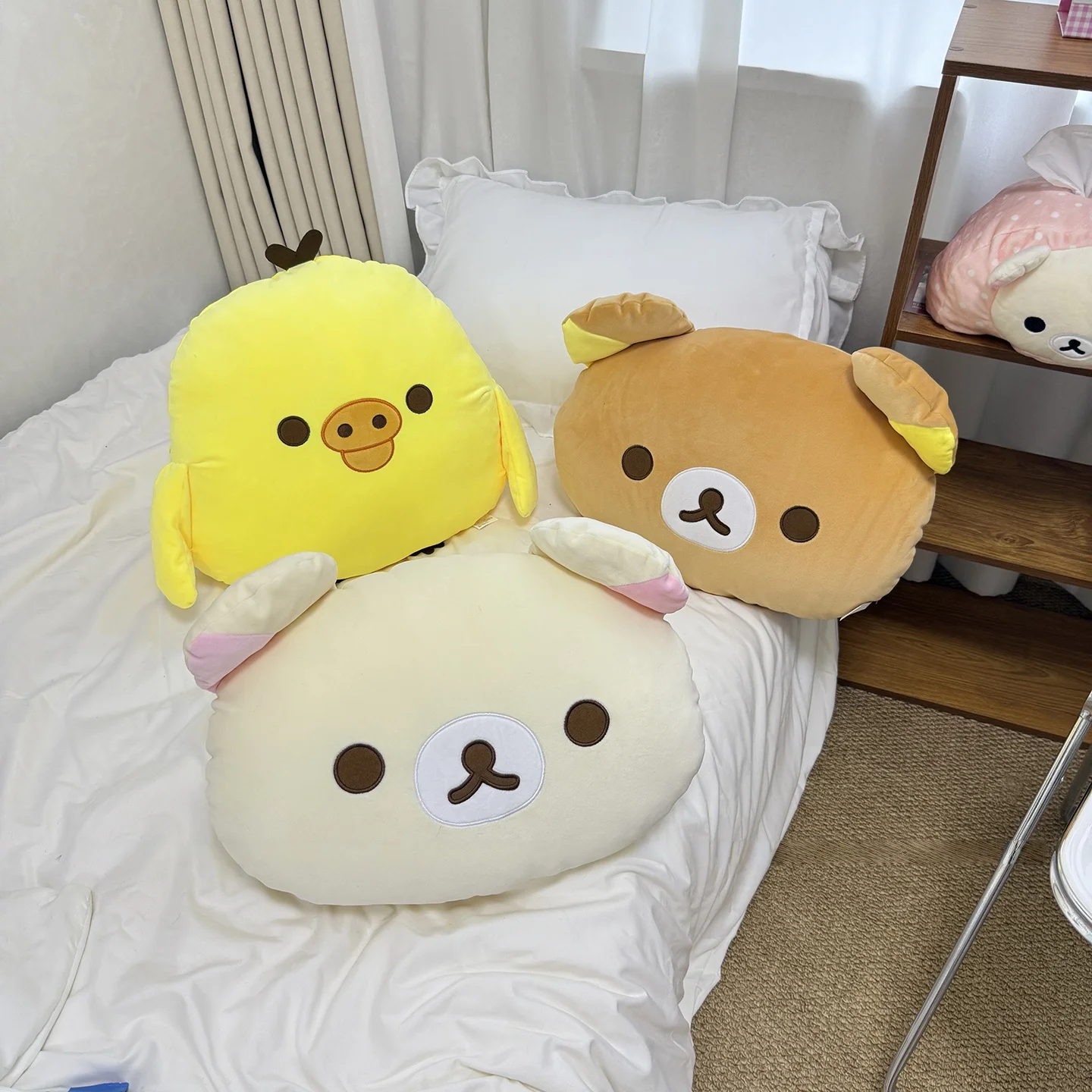 Peluche Rilakkuma tipo almohada cálida