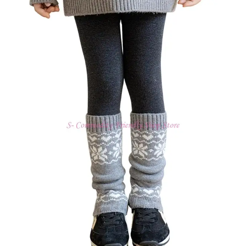 Calcetines altos elásticos suaves para niños – calentadores de pierna - imagen 5
